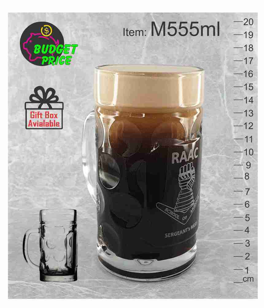 M555ml Oktoberfest 500ml german style dimple stein glass beer mug event festivals melbournel print laser enagraving etched Australia abc2000