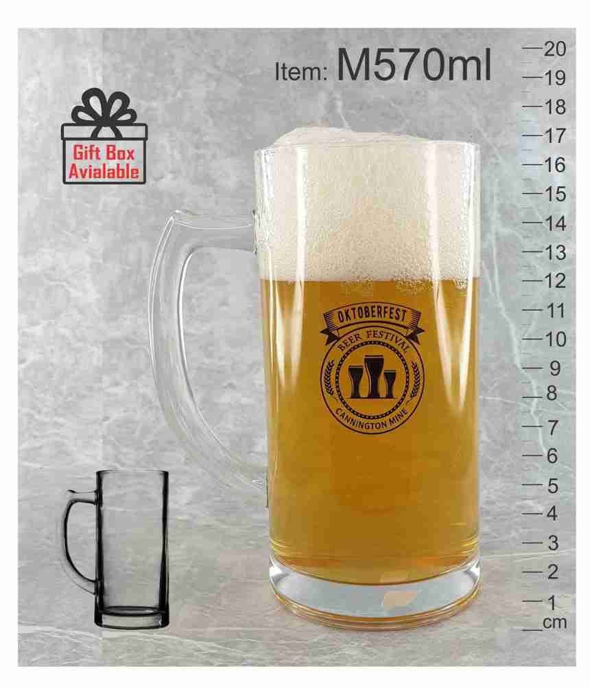 M570ml Oktoberfest Stein super glass beer mug event festivals melbourne decal print Melbourne Australia abc2000