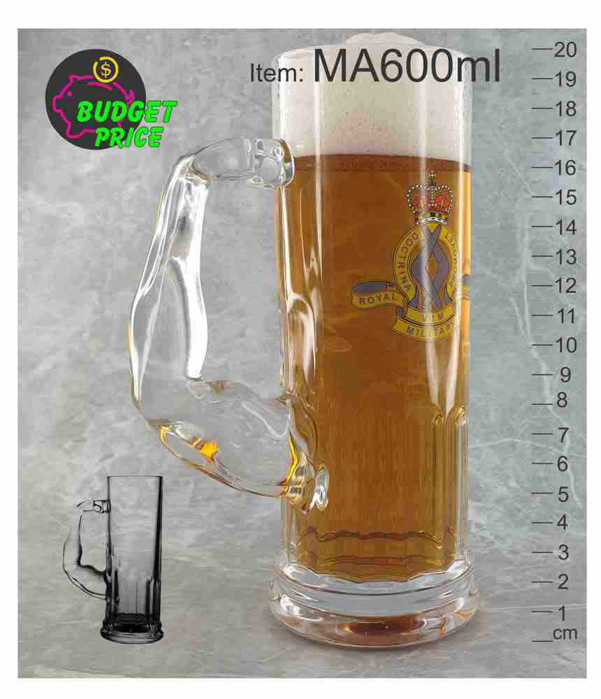 MA600 Oktoberfest 500ml 600ml Stein arm super glass beer mug event festivals melbourne decal print laser enagraving etched Melbourne Australia abc2000